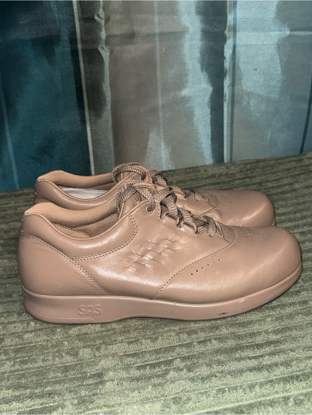 SAS Women's Lace-Up Sneakers in Taupe